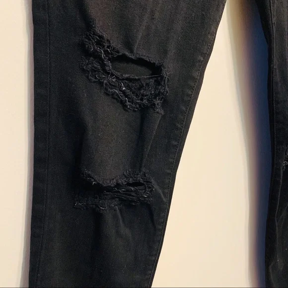 COPY - Current/Elliott The Stiletto in Jet Black Destroy - Picture 5 of 8